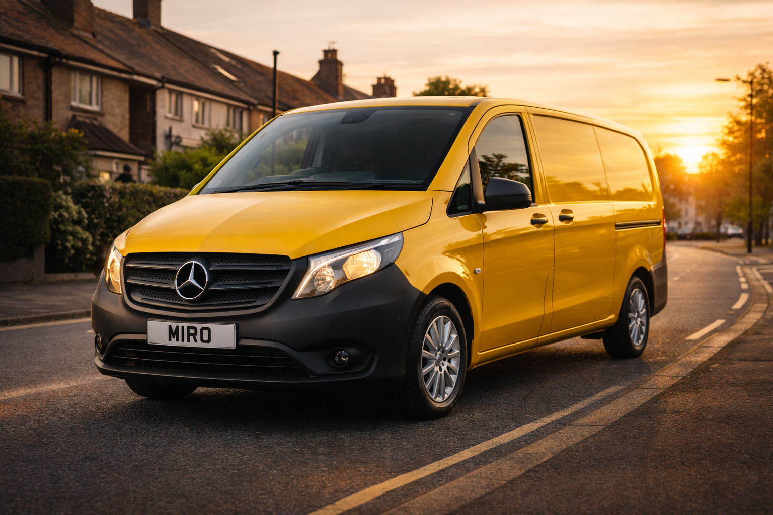 Medium van same day courier Leeds — Mercedes Vito — MIRO Logistics Group