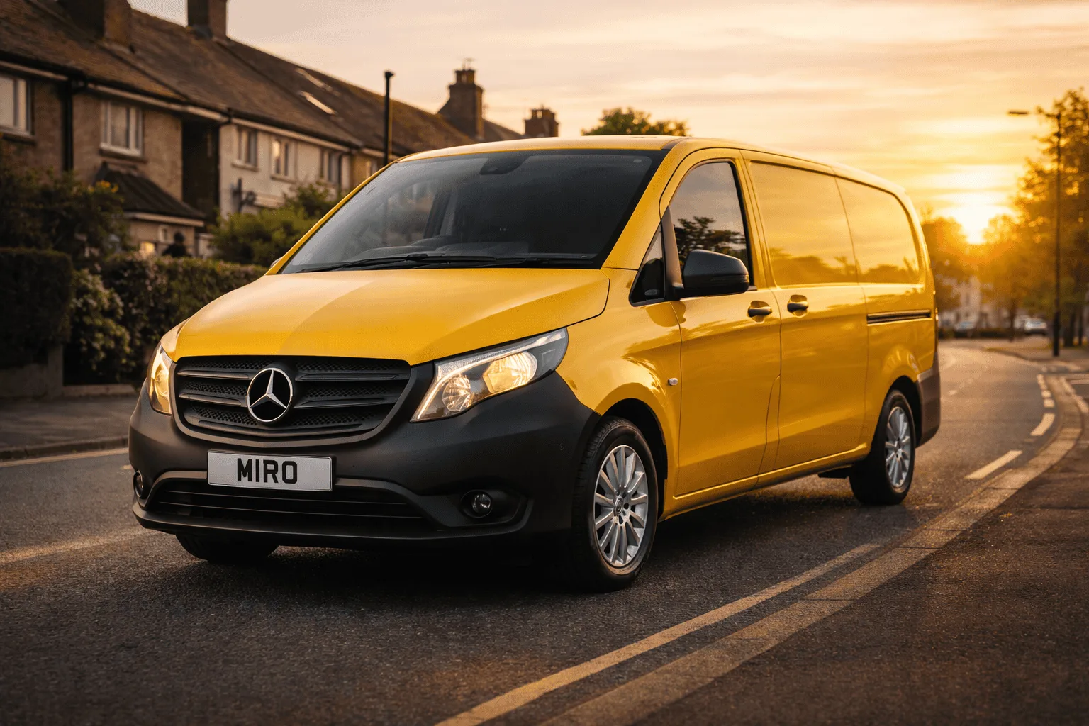 Medium van same day courier UK — Mercedes Vito — MIRO Logistics Group